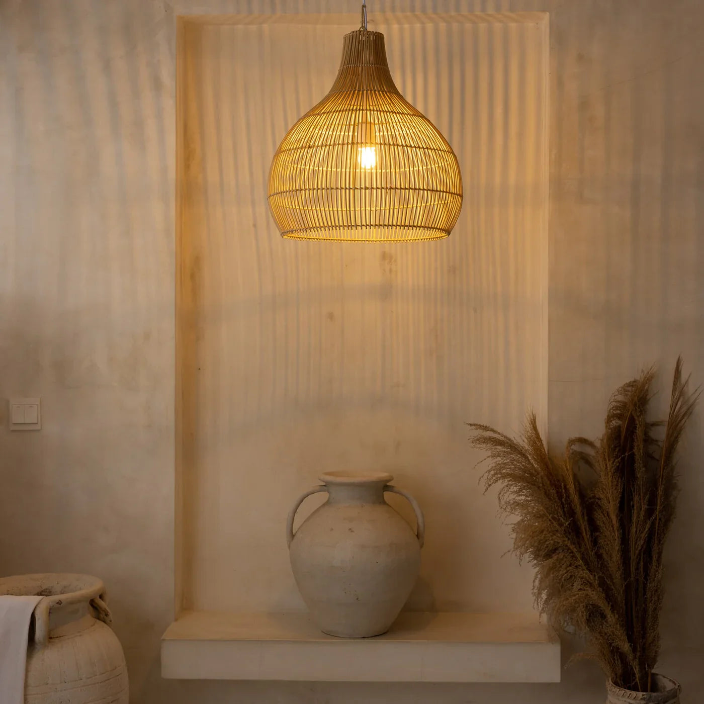 Rattan lamp 'Nayla'