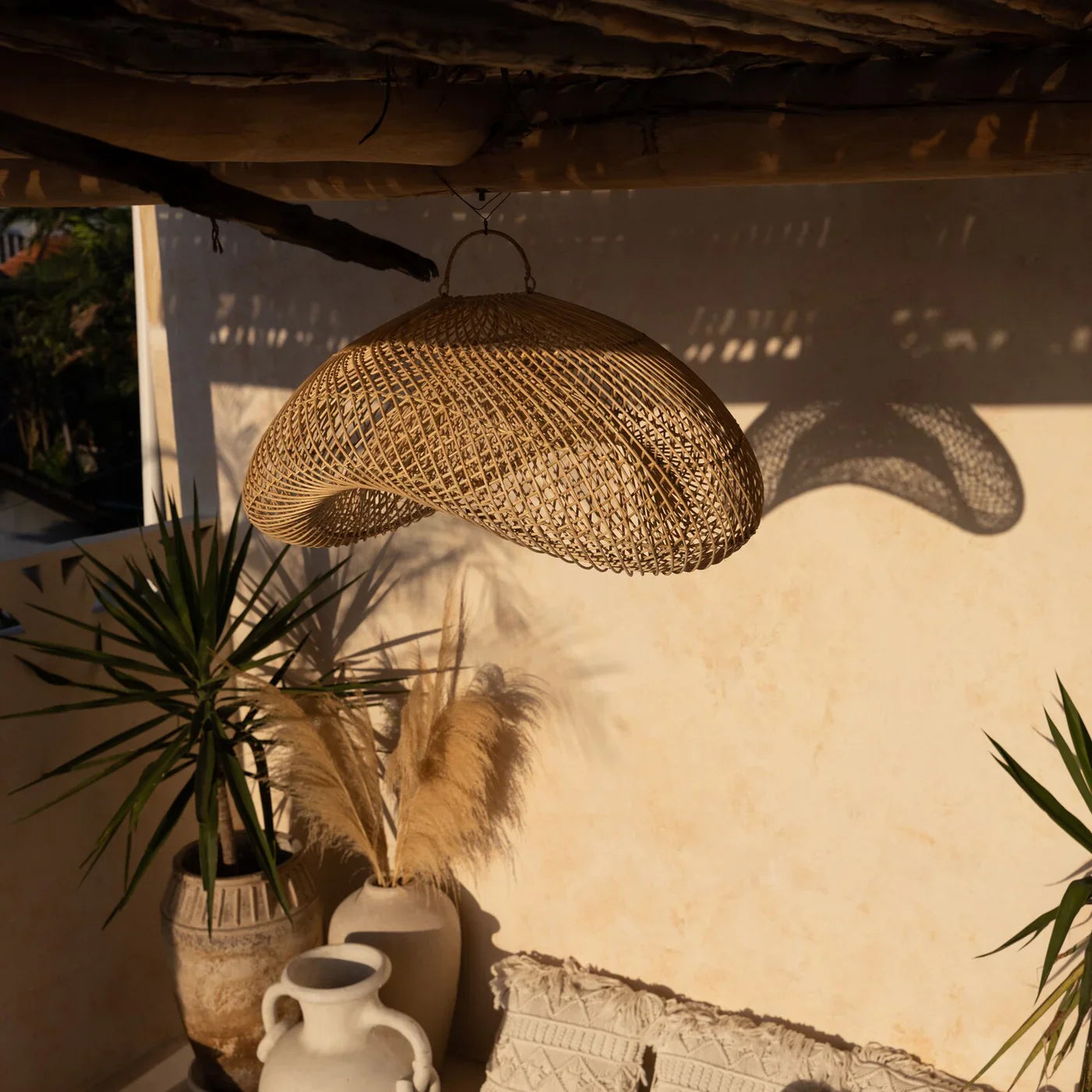 Rattan lamp 'Zahara'