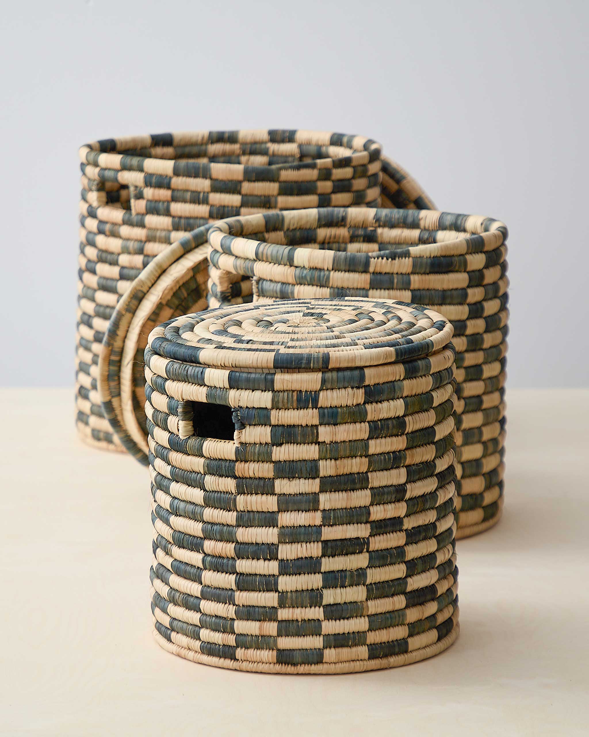 Azibo Storage Baskets – Natural Wicker