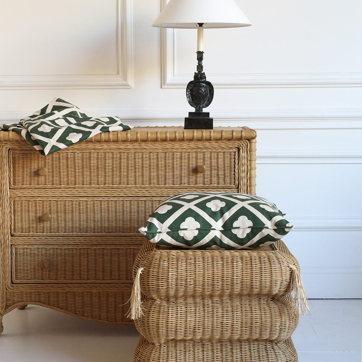 Taormina Rattan Commode