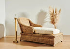 Classic Malawi Cane Lounger Chaise (Saltburn Movie)