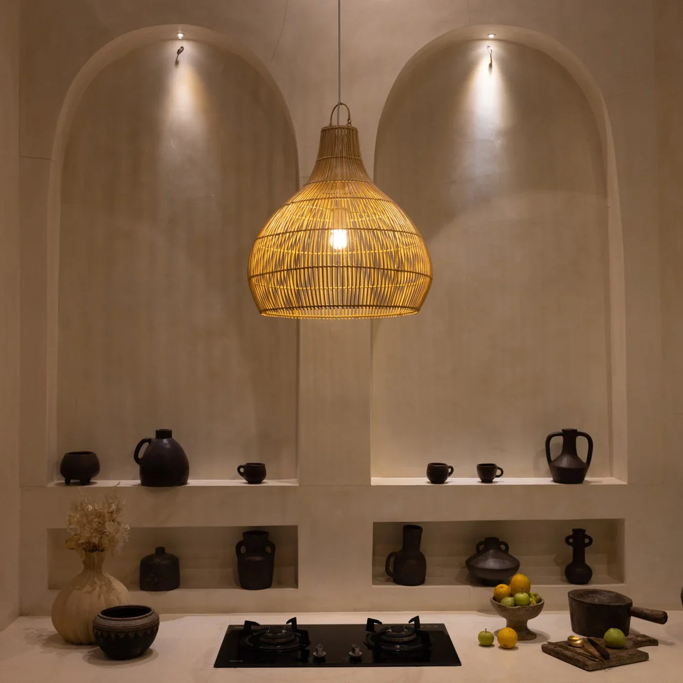 Rattan lamp 'Nayla'
