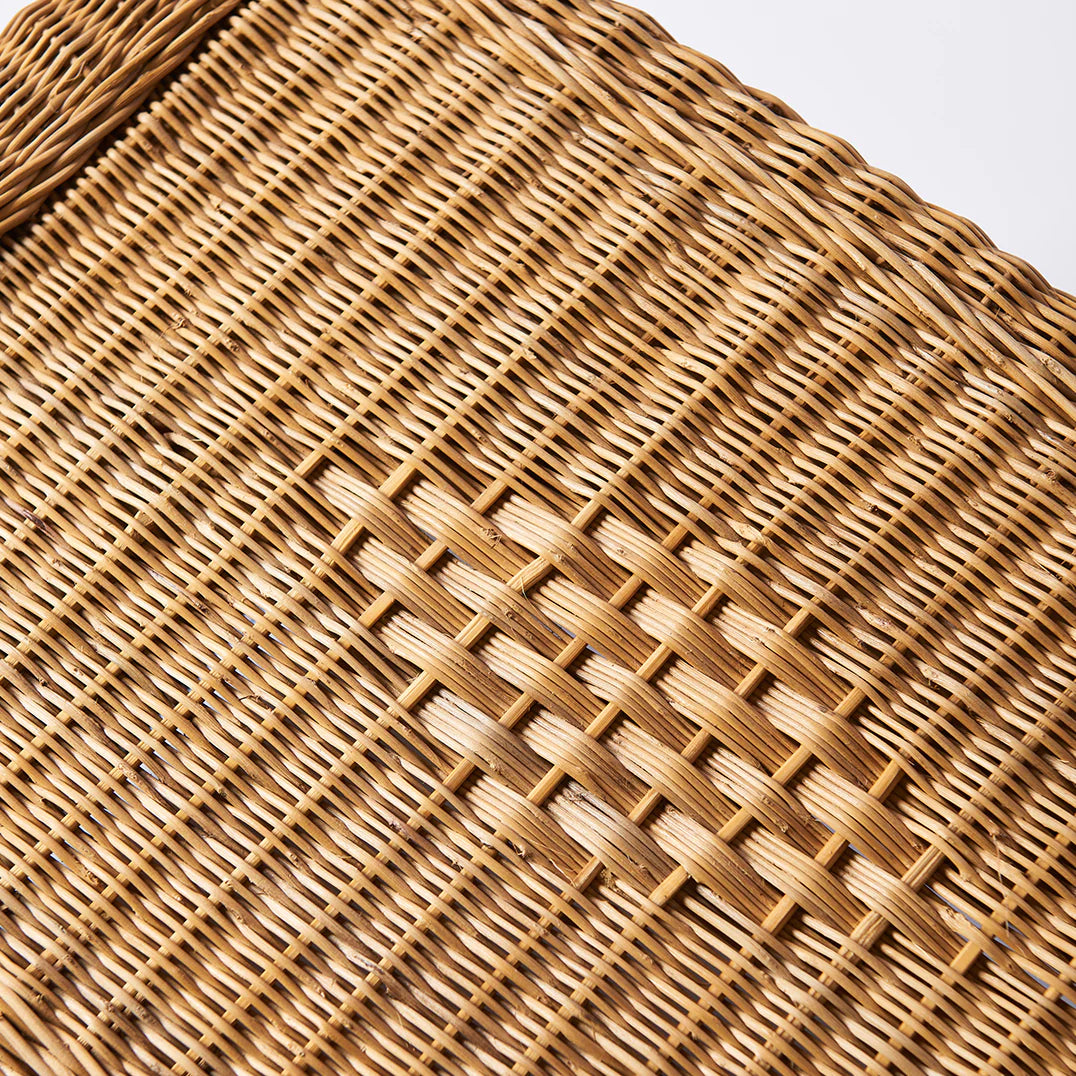 Box Coffee Table – Wicker, Natural Beige