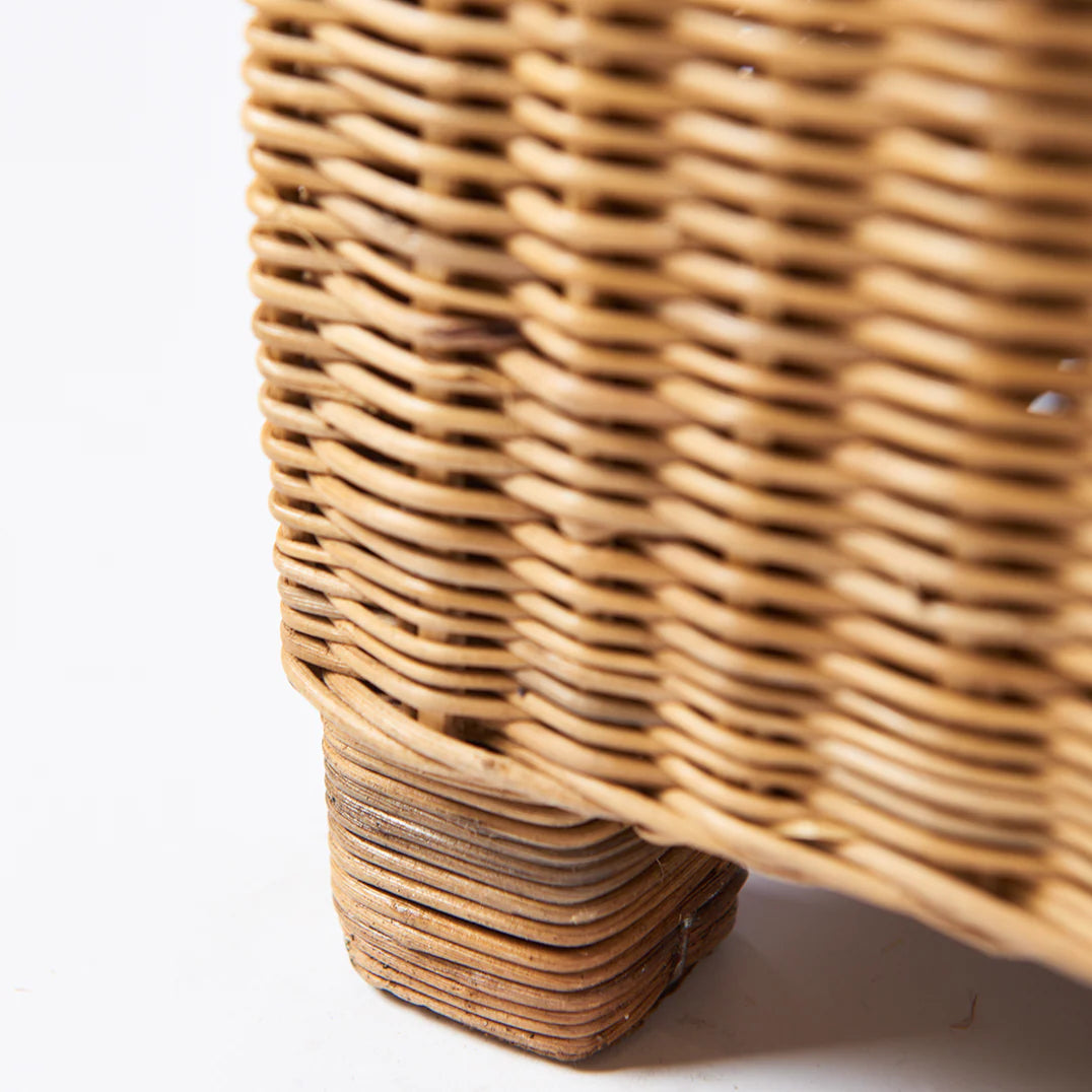 Box Coffee Table – Wicker, Natural Beige