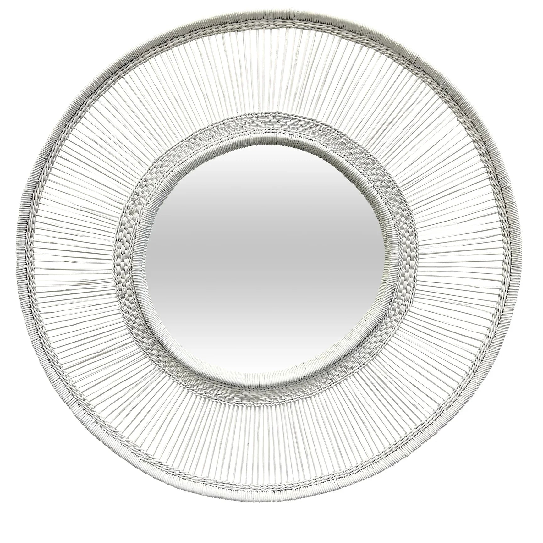 Malawi Mirror Frame [White]