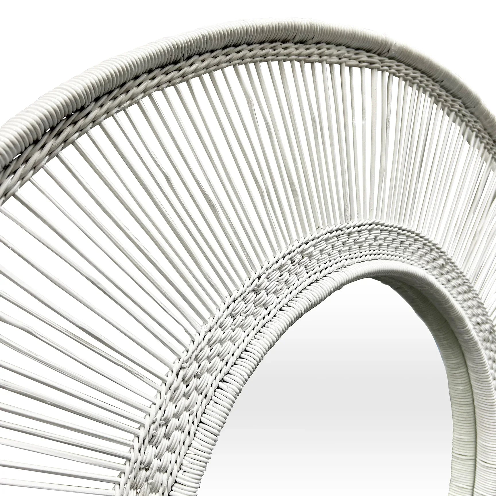 Malawi Mirror Frame [White]