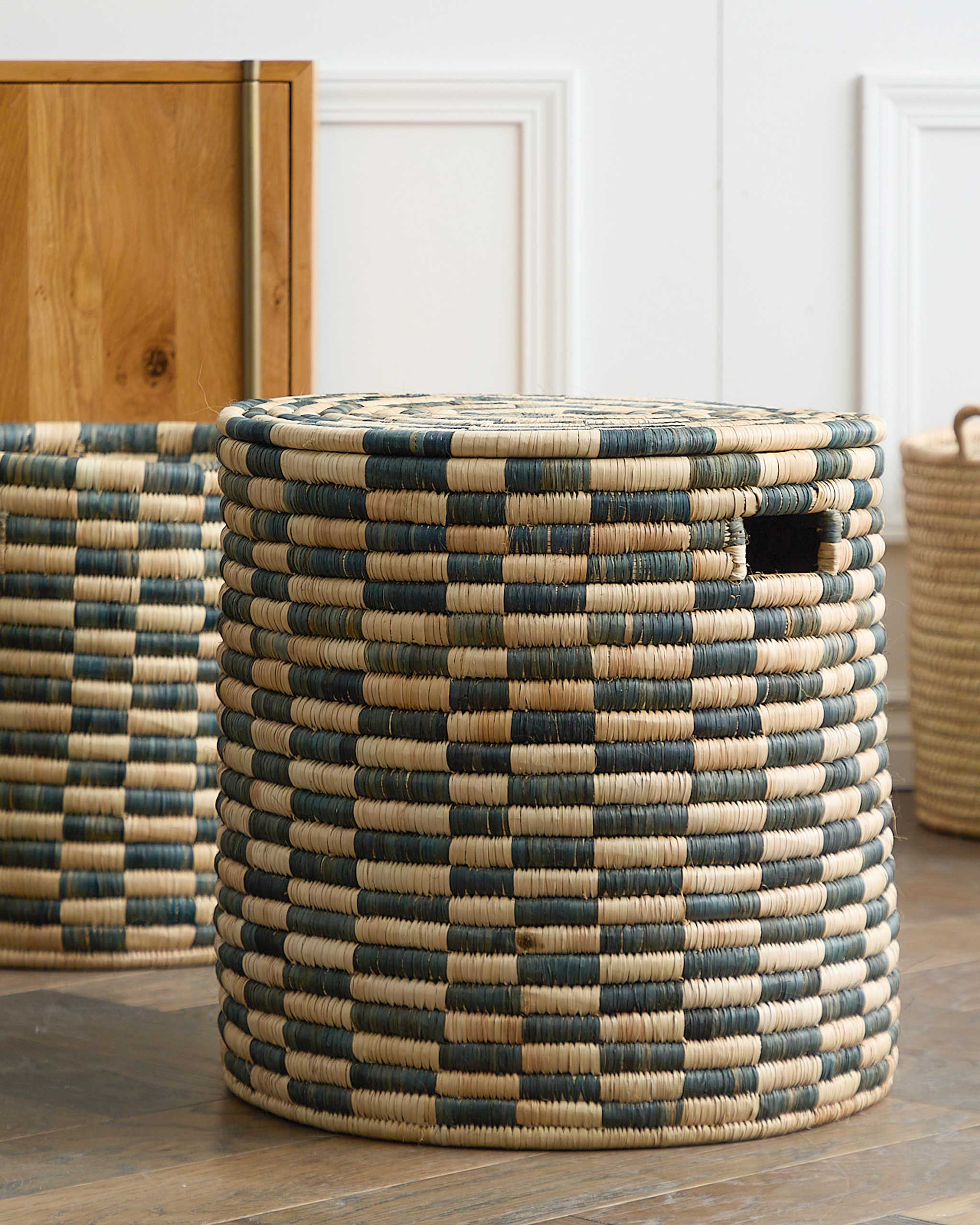 Azibo Storage Baskets – Natural Wicker