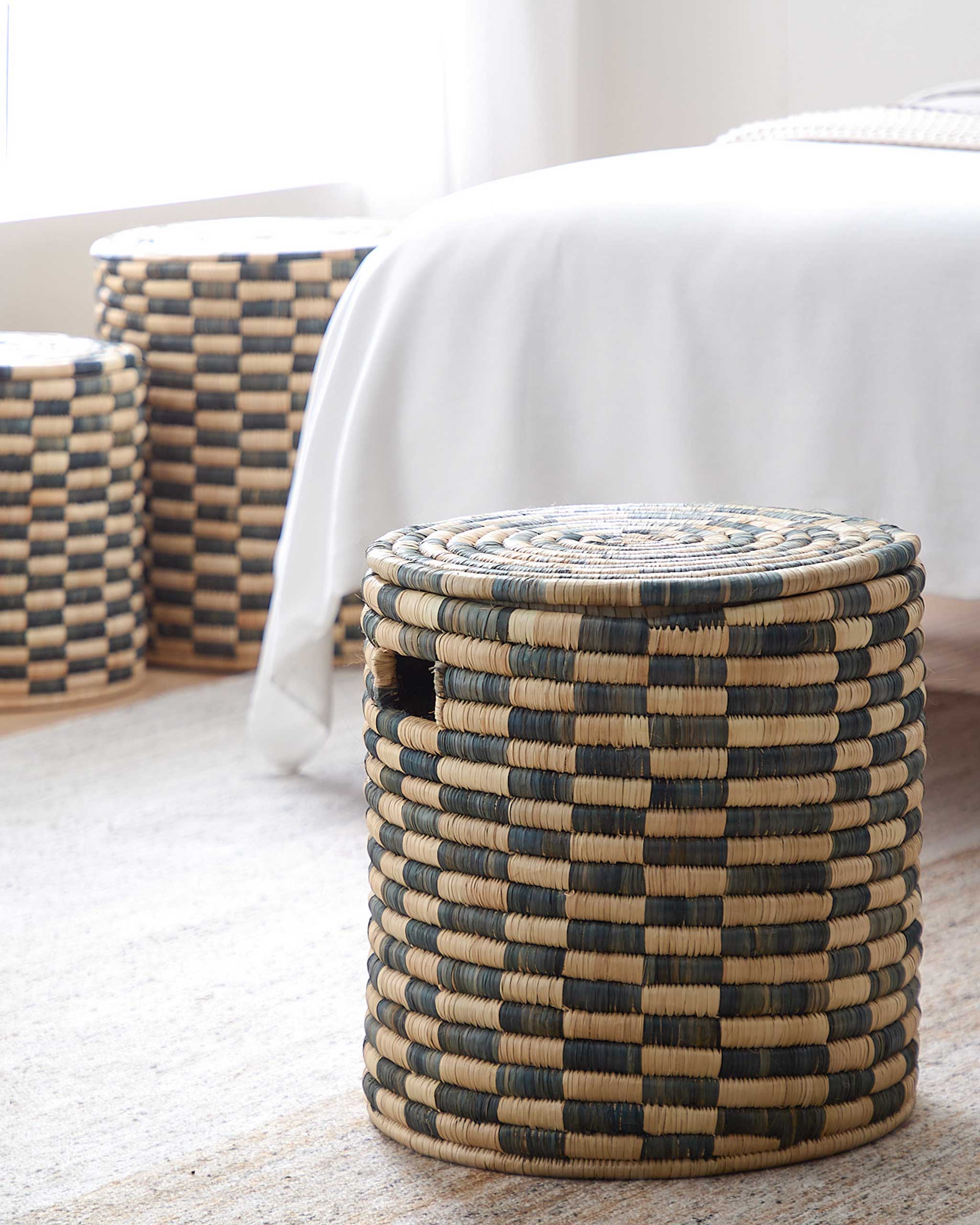 Azibo Storage Baskets – Natural Wicker