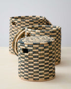 Azibo Storage Baskets – Natural Wicker