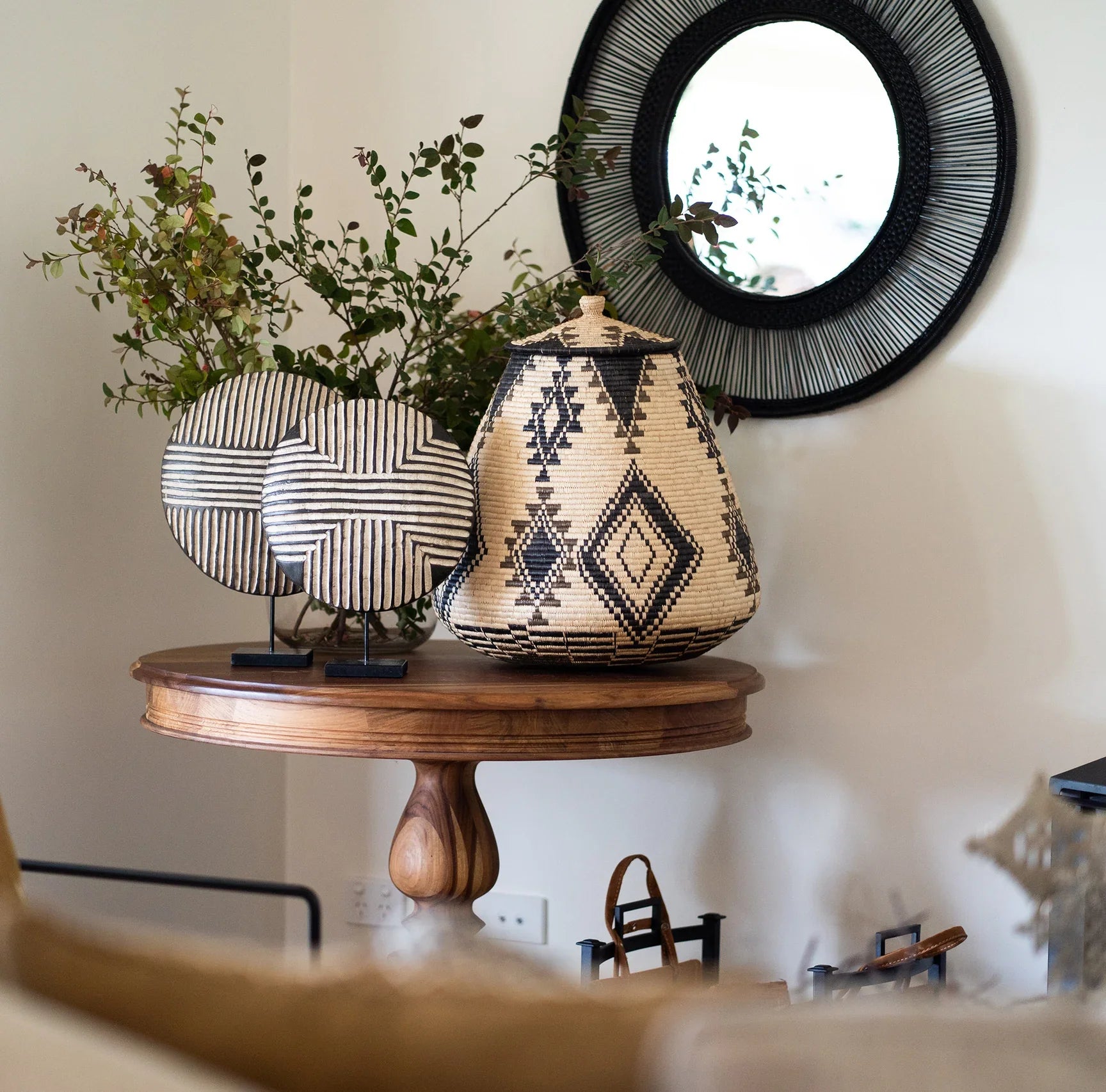 Malawi Mirror Frame [Black]