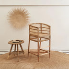 Traditional Barstool Malawi Cane Chair